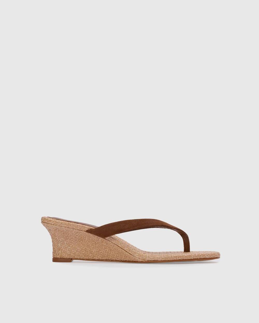 NEW BLACK SUEDE STUDIO women's easy 50 mule in raffia/bourbon suede